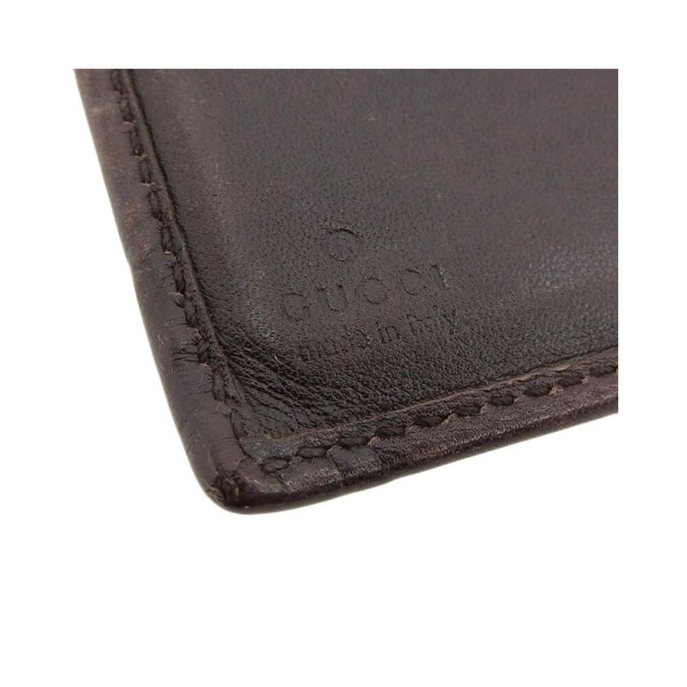 Pre Loved Gucci  GG Marmont Bow Flap Leather Wallet Brown - Picture 8 of 8